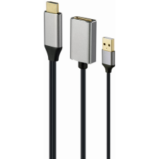 Gembird HDMI DisplayPort Átalakító Fekete 10cm A-HDMIM-DPF-02 kábel és adapter