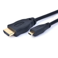 Gembird HDMI -HDMI Micro kábel aranyozott csatlakozóval 1.8m, bulk csomagolás kábel és adapter