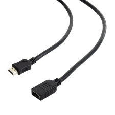 Gembird HDMI M - HDMI F Hosszabbítókábel (Ethernet) 3m Fekete kábel és adapter