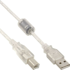 Gembird InLine 34535 USB kábel 3 M USB A USB B Átlátszó (34535) kábel és adapter