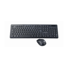Gembird Kabelloses Desktop-Set schwarz US-Layout (KBS-WCH-03-DE) billentyűzet