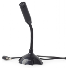 Gembird MIC-D-02 Asztali Mikrofon - Fekete mikrofon