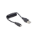 Gembird - micro USB kábel - csavart zsinóros