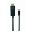 Gembird Mini DisplayPort 1.2 -> HDMI M/M kábel 1.8m fekete (CC-mDP-HDMI-6) (CC-mDP-HDMI-6)