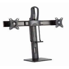 Gembird MS-D2-01 asztali TV konzol 68,6 cm (27") Fekete tv állvány és fali konzol