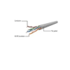 Gembird PP6U-0.25M/BK RJ45 CAT6 UTP M/M adatkábel 0.25m fekete