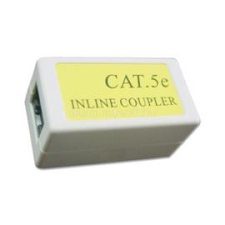 Gembird RJ45 CAT5e UTP F/F toldó fehér (NCA-LC5E-001) kábel és adapter