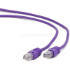 Gembird RJ45 CAT6 FTP M/M adatkábel 0.25m lila (PP6-0.25M/V)