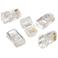Gembird RJ45 CAT6 UTP csatlakozó dugó AWG23; 50db kábel és adapter