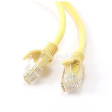 Gembird RJ45 CAT6 UTP M/M adatkábel 5m sárga (PP6U-5M/Y) kábel és adapter