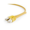 Gembird RJ45 CAT6A S/FTP - RJ45 CAT6A S/FTP M/M adatkábel 1m sárga LSZH (PP6A-LSZHCU-Y-1M)