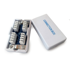 Gembird RJ45/RJ45 in-line coupler cat.5E, LSA (Krone), UTP, shielded, silver kábel és adapter