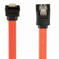 Gembird SATA3 adatkábel 50cm 1x90° fém clip-es Gembird kábel és adapter