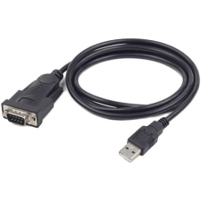 Gembird UAS-DB9M-02 USB to Serial port Converter DB9M black kábel és adapter