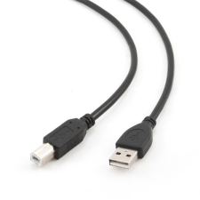 Gembird USB 2.0 kábel  (A-B, 1,8 m, fekete) kábel és adapter