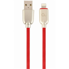  Gembird USB-A 2.0 -&gt; Lightning M/M adatkábel 2m piros Premium rubber kábel és adapter