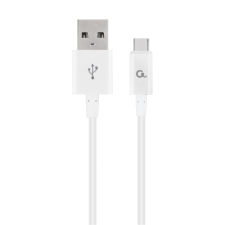 Gembird USB-A apa - USB-C apa Adat- és töltőkábel 1m - Fehér (CC-USB2P-AMCM-1M-W) kábel és adapter