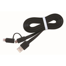 Gembird USB M - micro USB/ Lightning M Adatkábel 1m Fekete mobiltelefon kellék