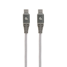 Gembird USB Type-C - USB Type-C Power Delivery adat- és töltőkábel 1,5m (CC-USB2B-CMCM60-1.5M) (CC-USB2B-CMCM60-1.5M) mobiltelefon kellék