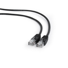 Gembird UTP CAT5e patch kábel 0.25m, fekete (PP12-0.25M/BK) kábel és adapter
