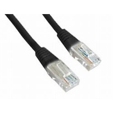 Gembird UTP Cat5e patch kábel 1m - fekete kábel és adapter