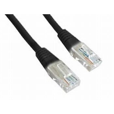 Gembird UTP CAT5e patch kábel 1m, fekete (PP12-1M/BK) kábel és adapter