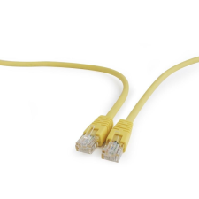 Gembird UTP CAT5e patch kábel 1m, sárga (PP12-1M/Y) kábel és adapter