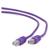 Gembird UTP kat.5e RJ45 patch kábel 0.5m ibolya kábel és adapter