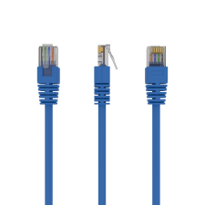 Gembird UTP Összekötő Kék 3m PP12-3M/B X90 90db kábel és adapter
