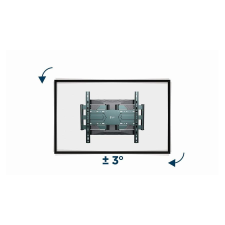 Gembird WM-80ST-01 TV mount/stand 2.03 m (80") Steel tv állvány és fali konzol