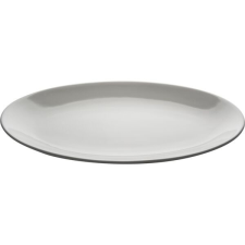 Geminiano Cozzi Ovális sekély tányér, Geminiano Cozzi Florence 32x21 cm tányér és evőeszköz