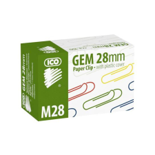  Gemkapocs, 28 mm, ICO, színes gemkapocs, tűzőkapocs