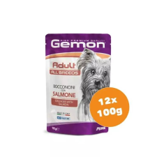 Gemon Dog alutasak Adult Lazac 12x100g kutyaeledel