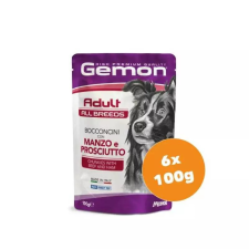 Gemon Dog alutasak Adult Marha & Sonka 6x100g kutyaeledel