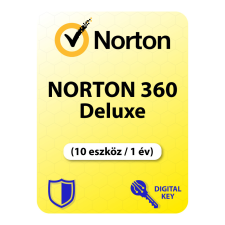 Gen Digital Inc. Norton 360 Deluxe (10 eszköz / 1 év) (Elektronikus licenc) karbantartó program