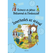 General Press Kiadó Színezz és játssz Pettsonnal és Findusszal! - Ismerkedés az órával gyermek- és ifjúsági könyv
