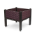 Genesis Műanyag virágosláda - rattan - tetszés szerint variálható - 39 x 39 x 22 cm - 11535