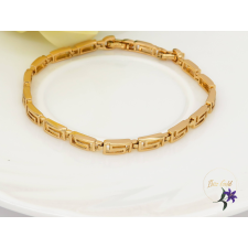  Génia gold filled karkötő görög mintával-18K karkötő