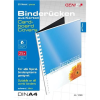 Genie hátlap spirálkötéshez, A4, fekete, 25 db