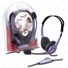 Genius Fejhallgató HS-04S, 3,5mm Jack fülhallgató, fejhallgató tok
