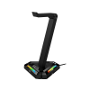 Genius GX-UH100 fejhallgató állvány, RGB, fekete (31250017400)