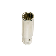 GENIUS TOOLS Dugókulcs - crowafej 1/4" 12 lap hosszú 8,0 mm Genius dugókulcs