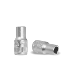 GENIUS TOOLS Dugókulcs - crowafej 1/4" 6 lap normál 8 mm Genius dugókulcs