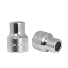 GENIUS TOOLS Dugókulcs - crowafej 3/4" 12 szög normál 17 mm Genius dugókulcs