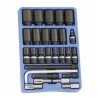 GENIUS TOOLS MS-027S 1/2-os légkulcsfej készlet, colos, 27 részes