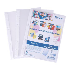  Genotherm, lefűzhető, A5, 40 mikron, víztiszta, VICTORIA OFFICE lefűző