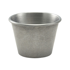 GenWare Rozsdamentes acél mártogatós tál, stonewashed, magasság: 42 mm, átmérő: 60 mm konyhai eszköz