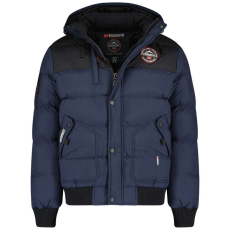  GEOGRAPHICAL NORVÉGIA férfi kabát VOLVA MEN JKT 005 téli, steppelt kabát kapucnival, 4XL Sötétkék