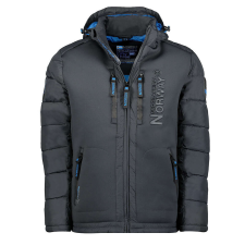 Geographical Norway férfi dzseki BEACHWOOD MEN 068, 4XL Sötétszürke férfi kabát, dzseki