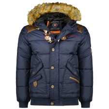GEOGRAPHICAL NORWAY férfi kabát BELPHEGORE MEN téli, XL Sötétkék férfi kabát, dzseki